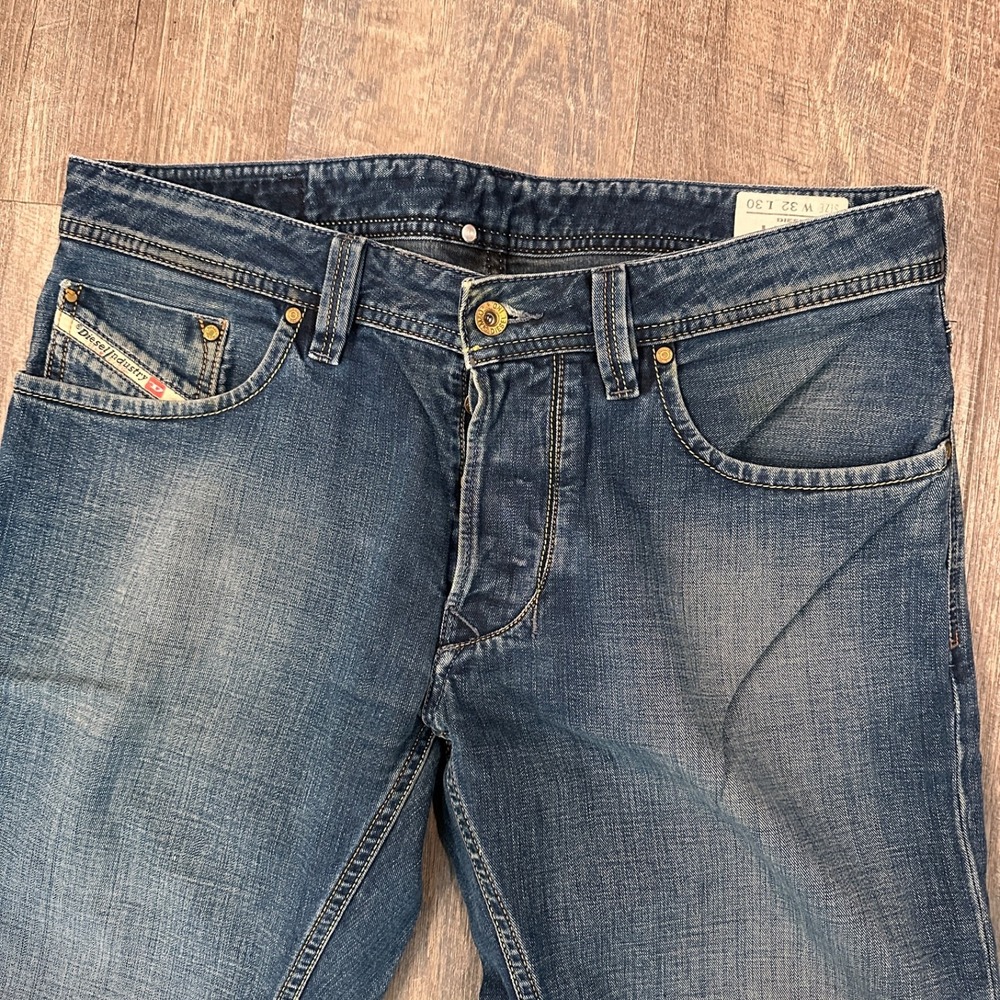 Diesel Industry LARKEE Jeans Workwear Distressed Straight Leg Men's 32x30 - Picture 3 of 15
